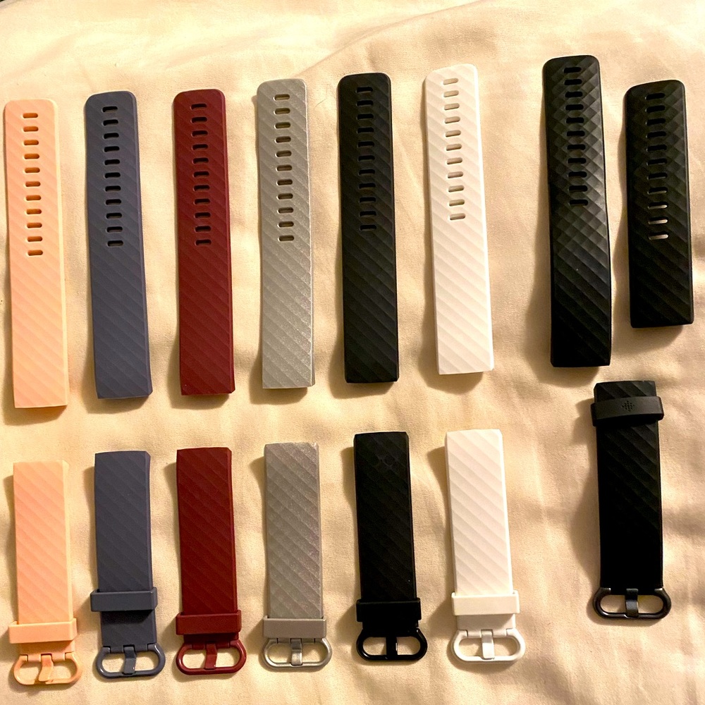 Fitbit Charge 3 Bands (Large) lot of 7